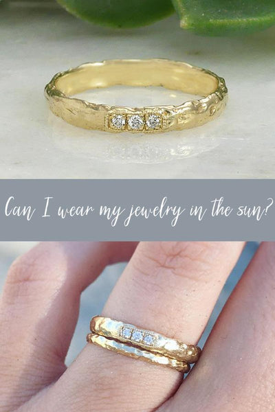 Can I wear my jewelry in the sun?