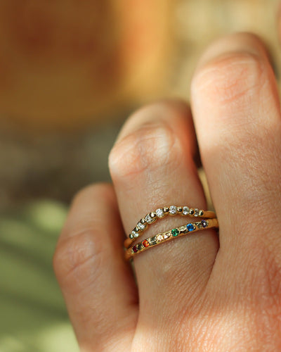 Celebrating Pride, Today and Everyday With Our Rainbow Gemstone Ring