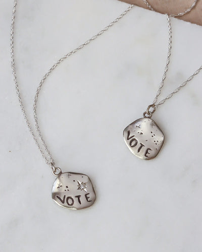 Get Out the VOTE Necklace, Benefiting the League of Women Voters