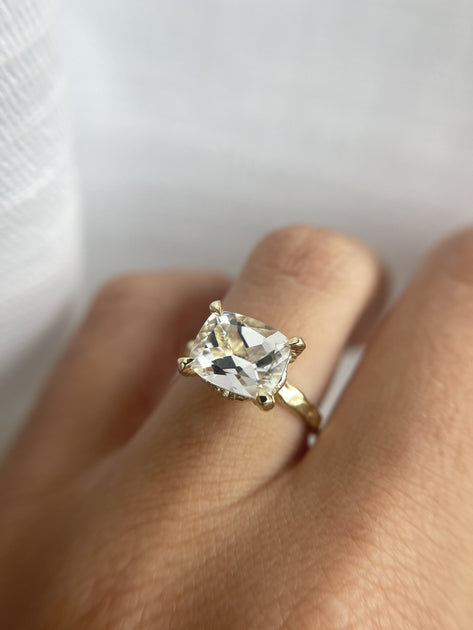 This Incredible White Topaz Statement Ring Will Take Your Breath Away ...