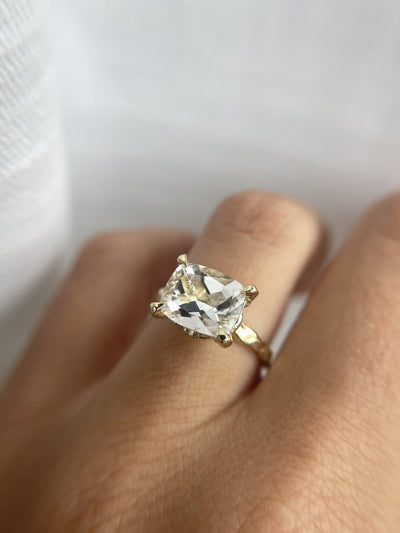 This Incredible White Topaz Statement Ring Will Take Your Breath Away