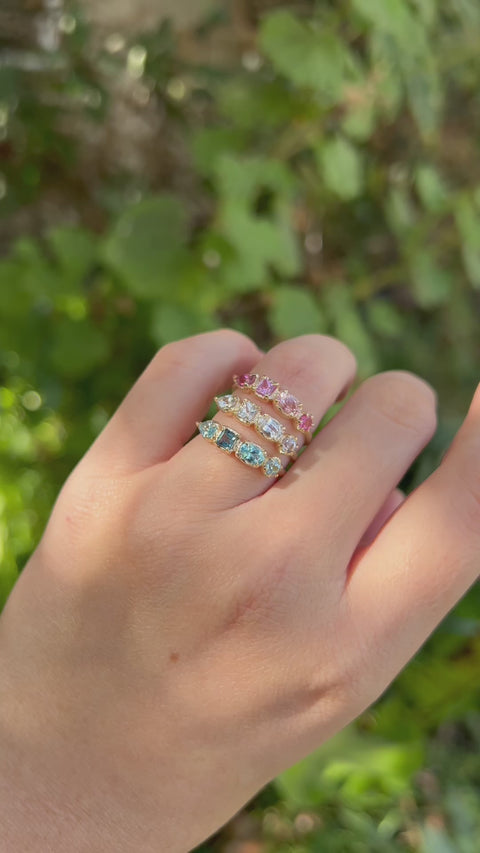 Corals Gemstone Ring (available in solid gold & sterling silver