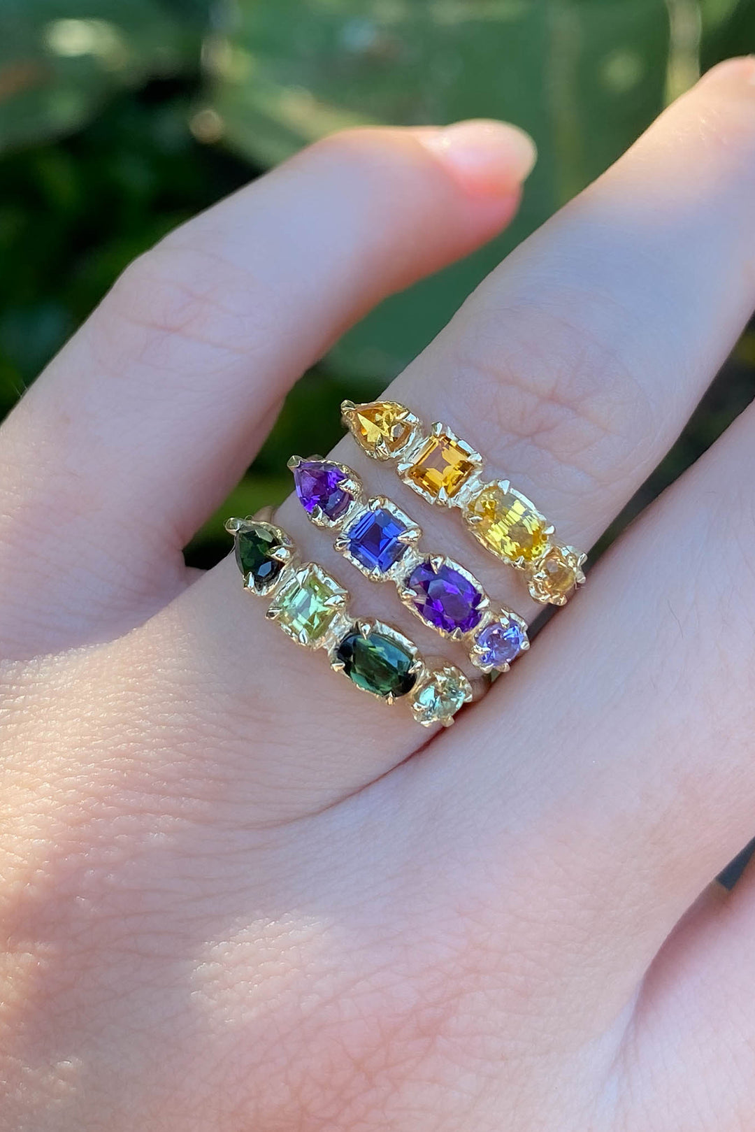 Corals Gemstone Ring (available in solid gold & sterling silver